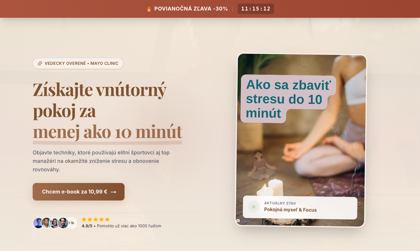 Stop stresu do 10 minút